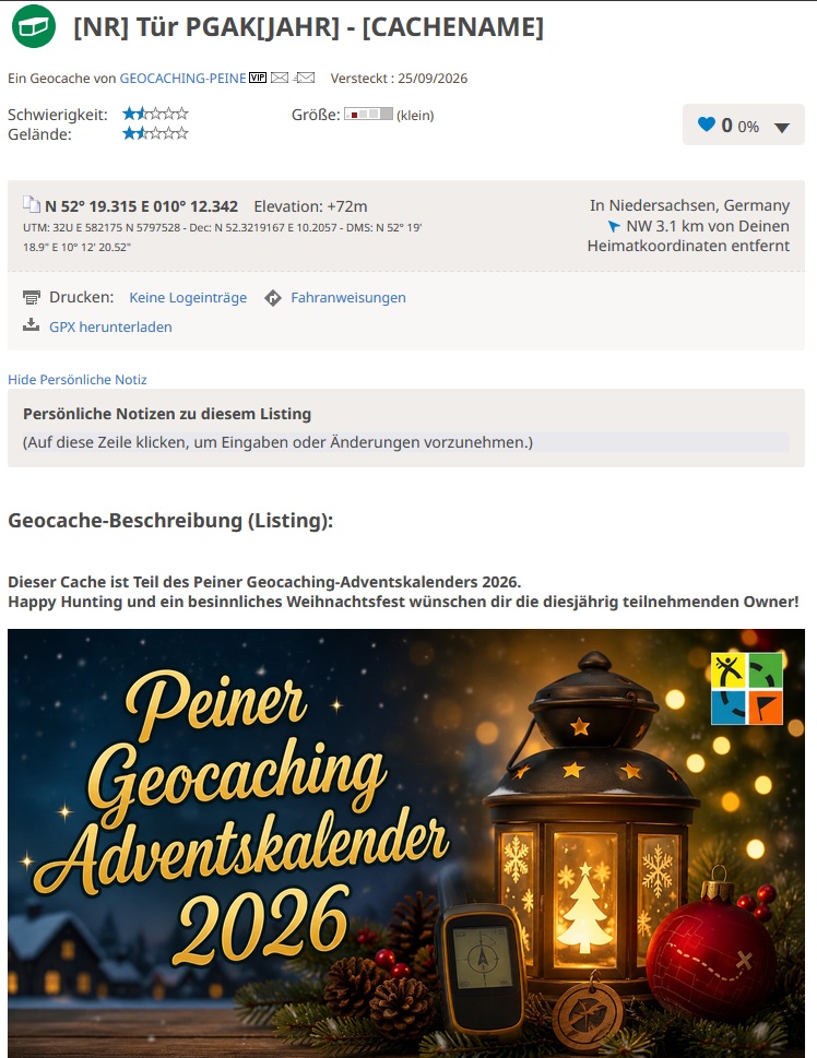 Beispiel-Listing